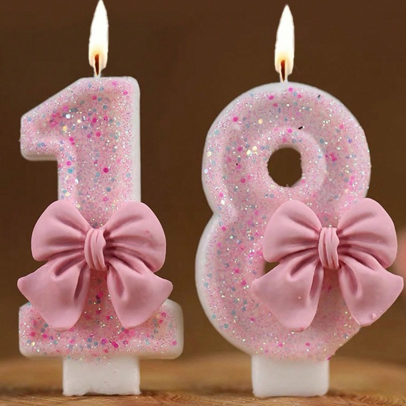 Paraffin Candle Wax - 1pc Pink Butterfly Shaped Rhinestone 3D