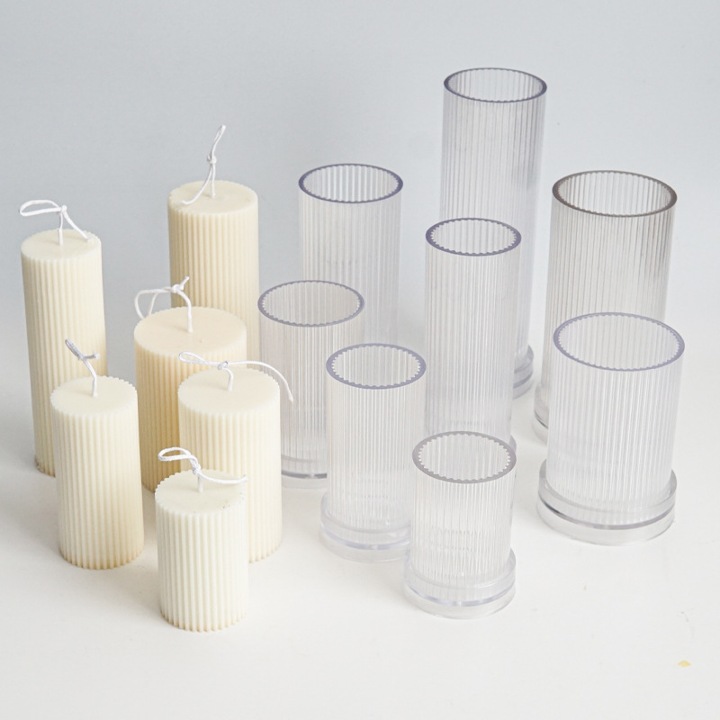 Candle Making Kit - New DIY Pinstripe round Fine Tooth