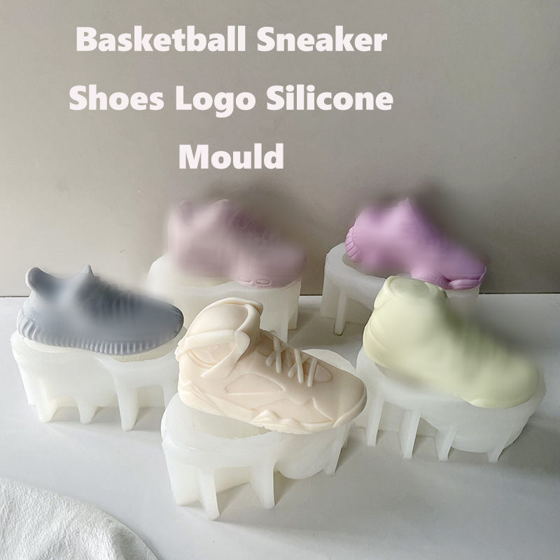 Candle Making Vessels - Sneaker Silicone Molds for Candles, Basketball