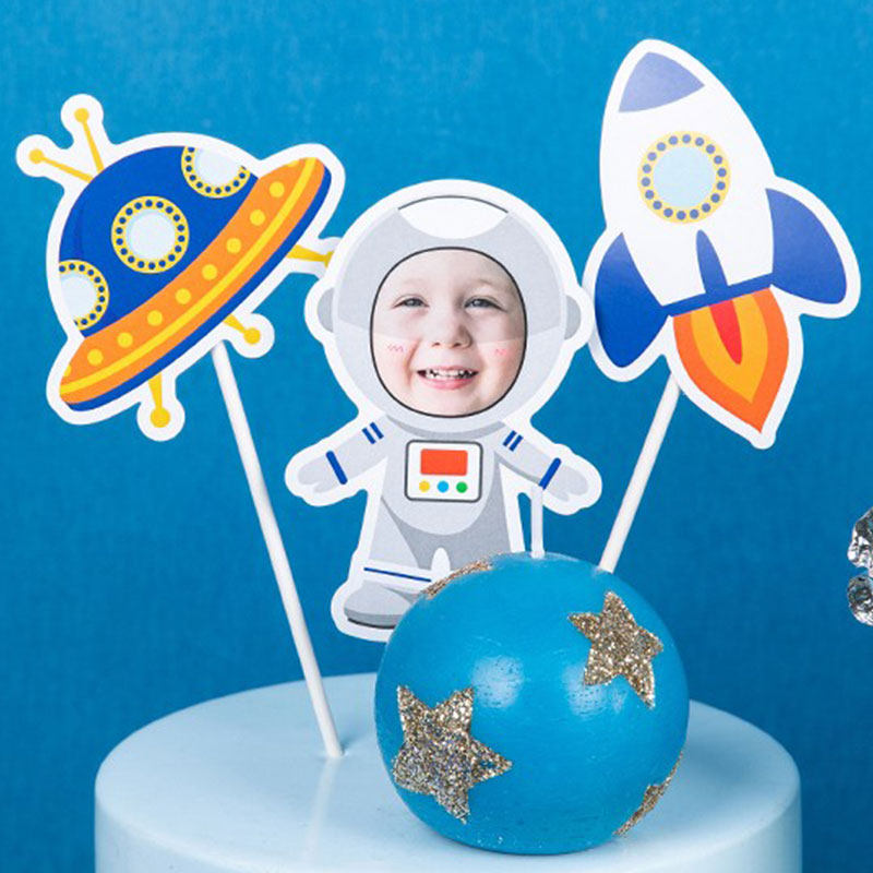 Paraffin Candle Wax - Astronaut ornament, astronaut birthday candle, planet