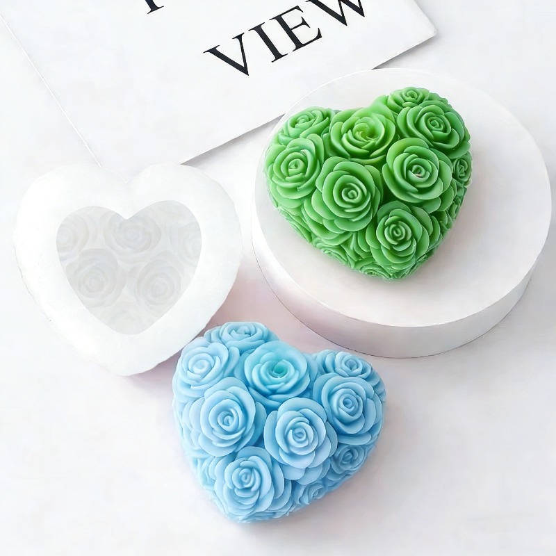 Candle Making At Home - DIY Love Rose Flowers Valentine's Day