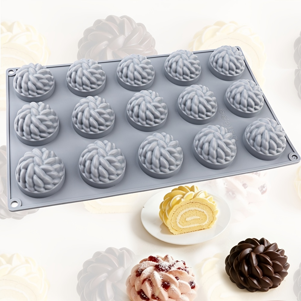 Candle Making Vessels - 1Pc Cake Mold Santa Ana Floral