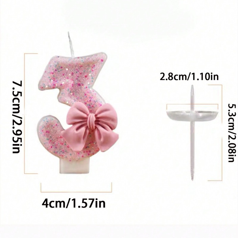 1pc Pink Butterfly Shaped Rhin - Paraffin Candle Wax recension och pris