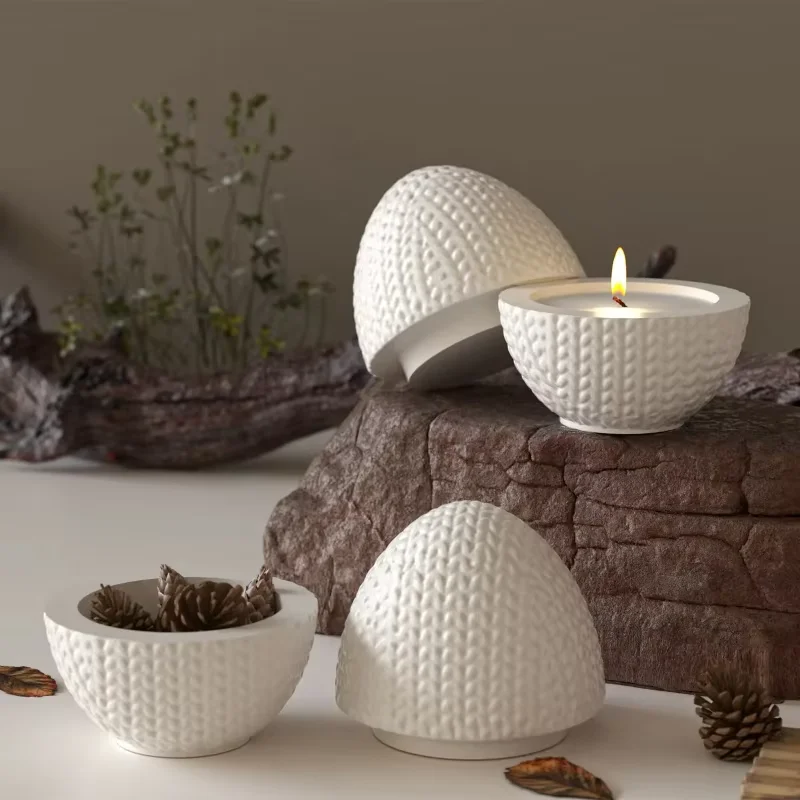 ZDQ03 DIY Knitting Yarn Egg Sh - Candle Making Yarn recension och pris