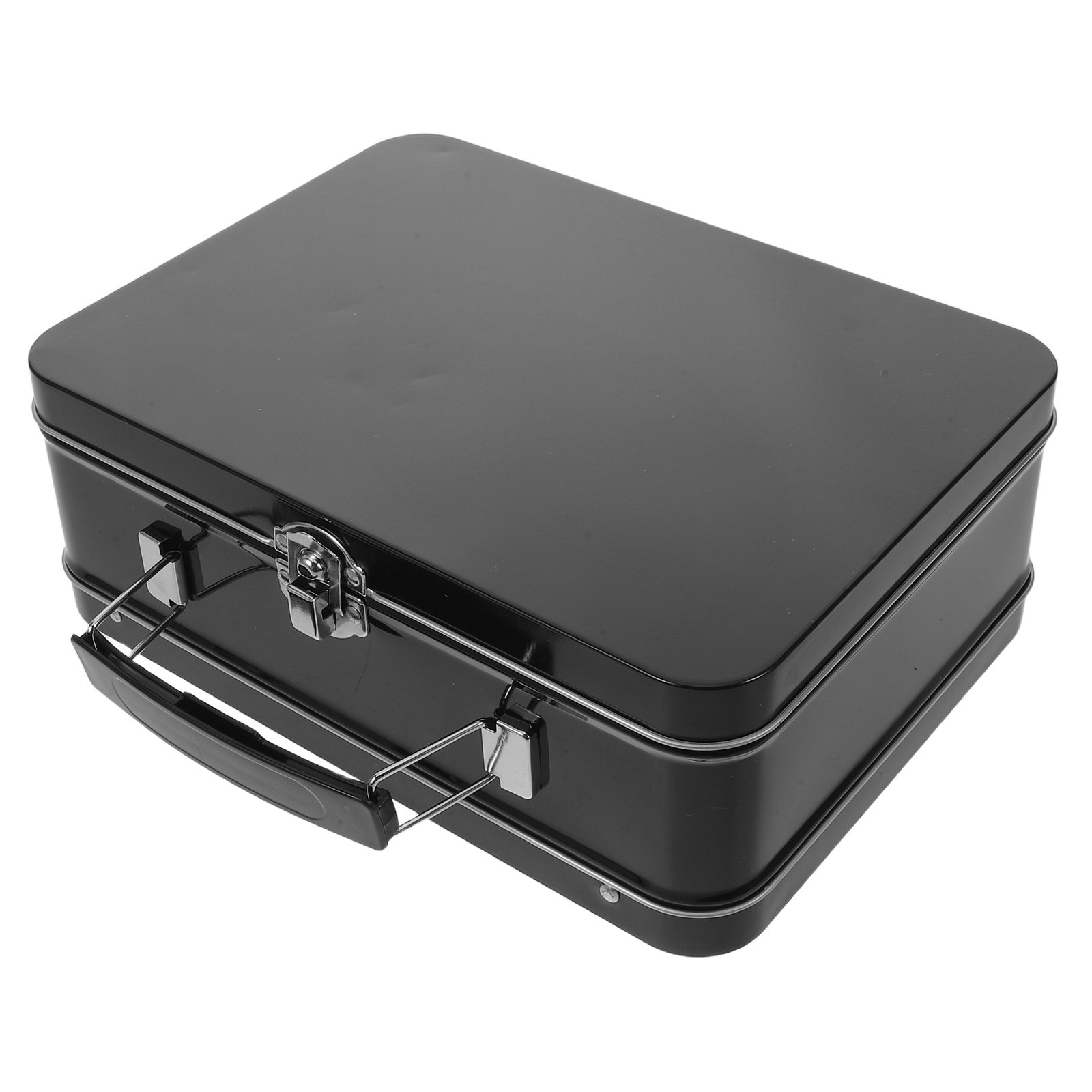 Tinplate Lunch Box Metal Stora - Tin Container Lid recension och pris