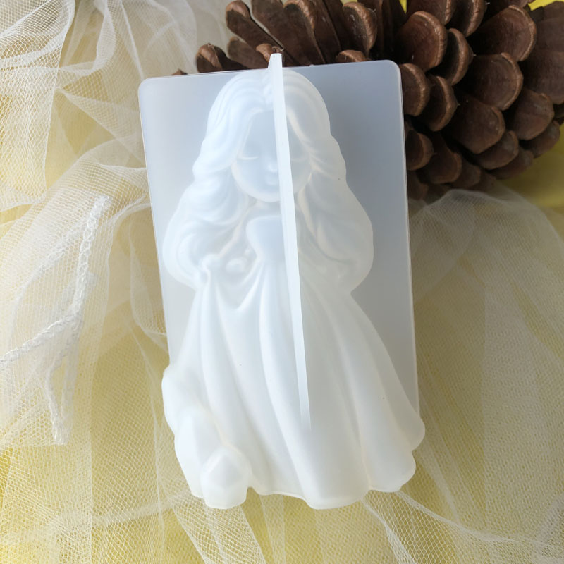 3D Cute Princess Silicone Cand - Candle Making Tools recension och pris