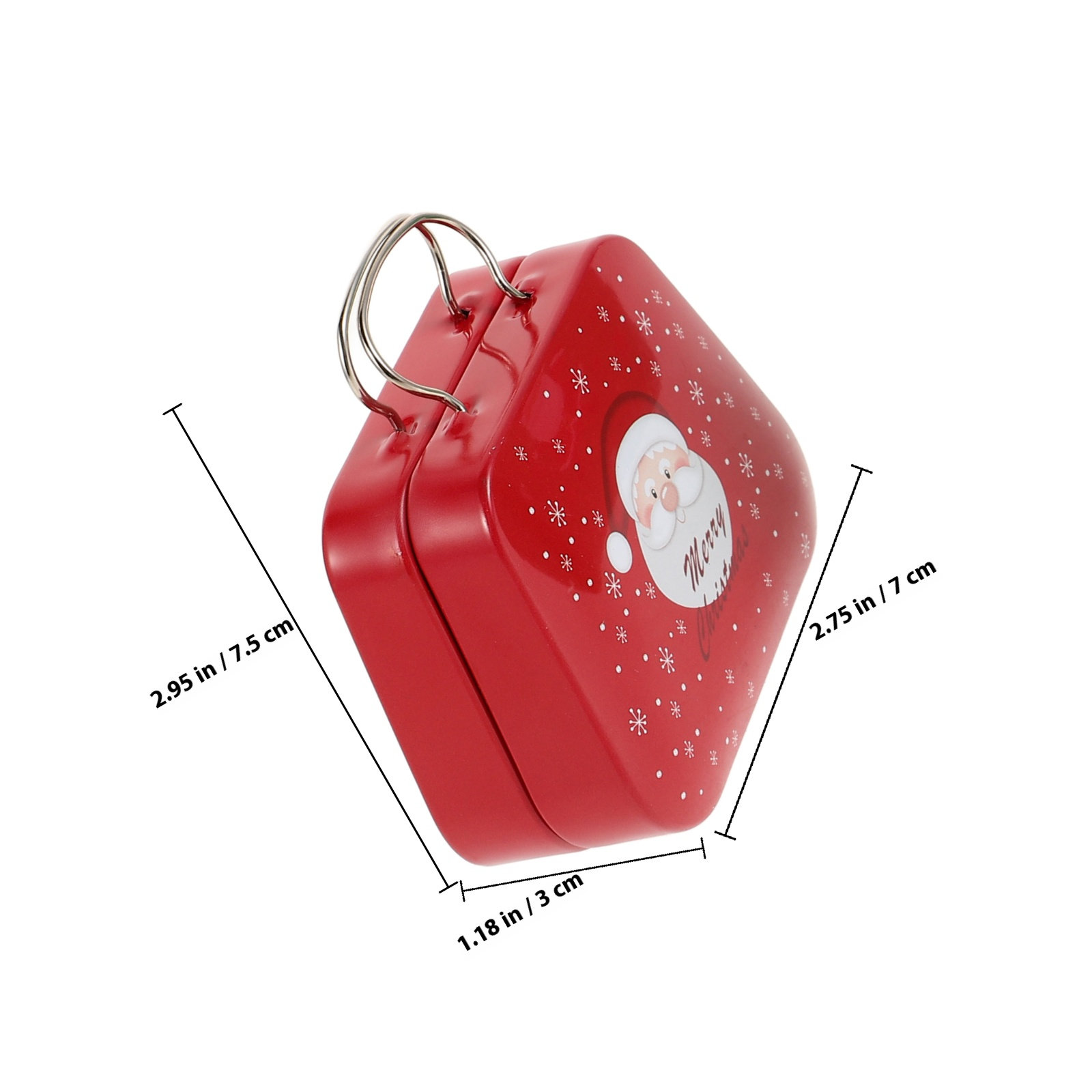 2 Pcs Tote Bag Decorative Cand - Tin Container Lid recension och pris
