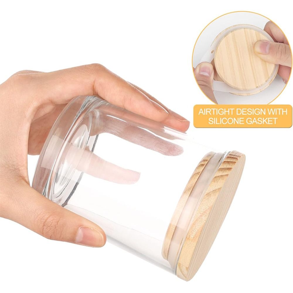Clear Glass Candle Jars Transp - Candle Making Vessels recension och pris