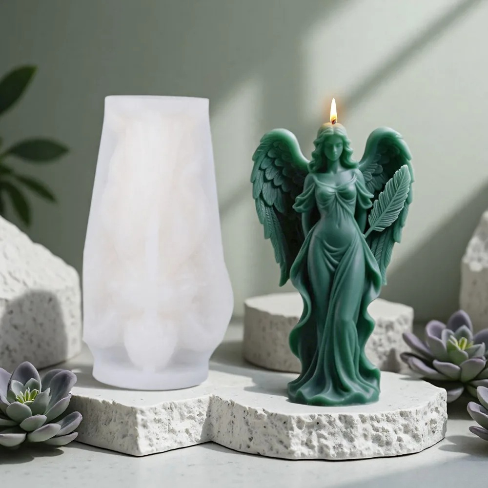 Wings Goddess Scented Silicone - Candle Making Video recension och pris