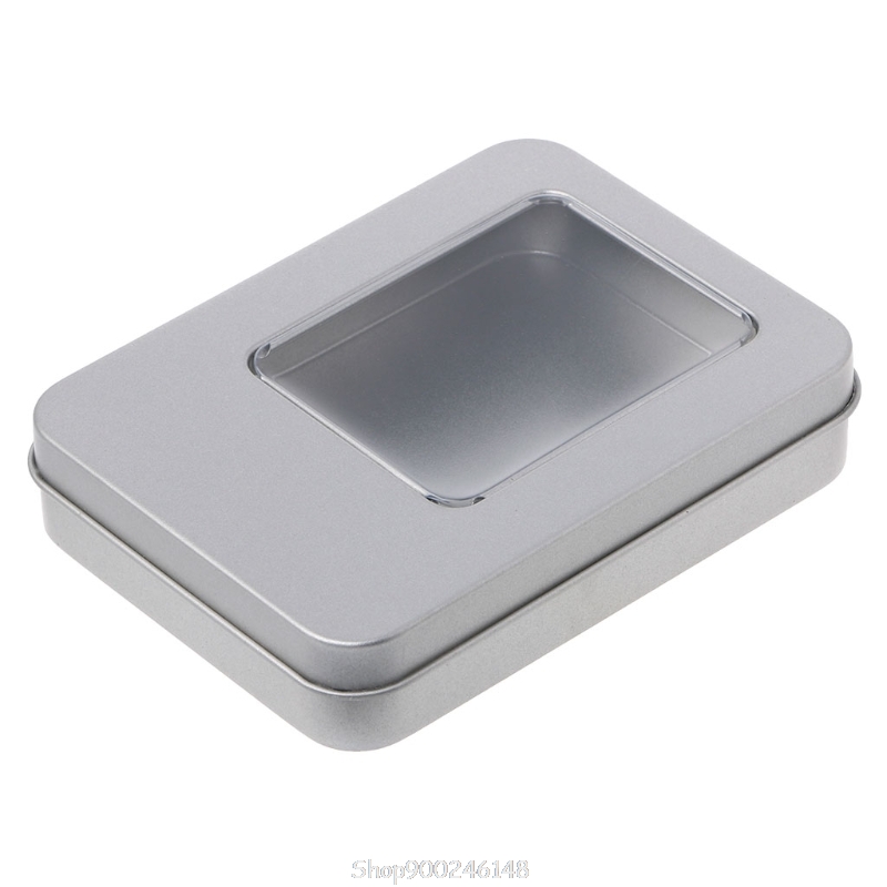 Rectangular Tin Silver Storage - Tin Container Lid recension och pris