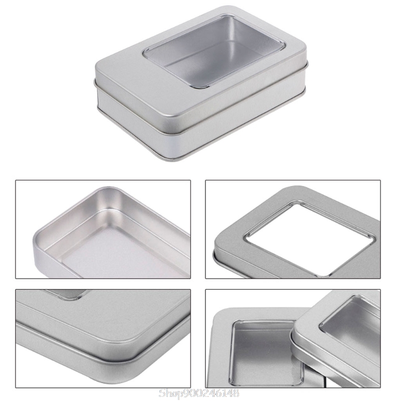 Rectangular Tin Silver Storage - Tin Container Lid recension och pris
