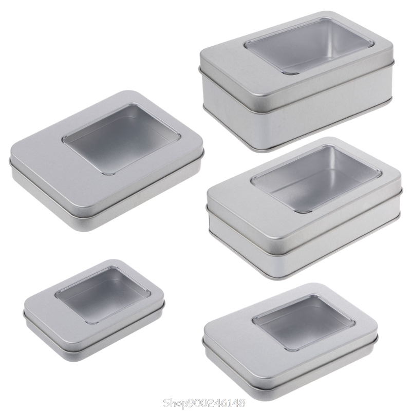 Rectangular Tin Silver Storage - Tin Container Lid recension och pris