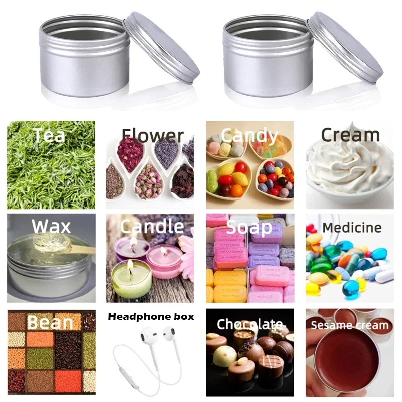 120ml 6/12/18/24/48Pcs Aluminu - Tin Container Lid recension och pris