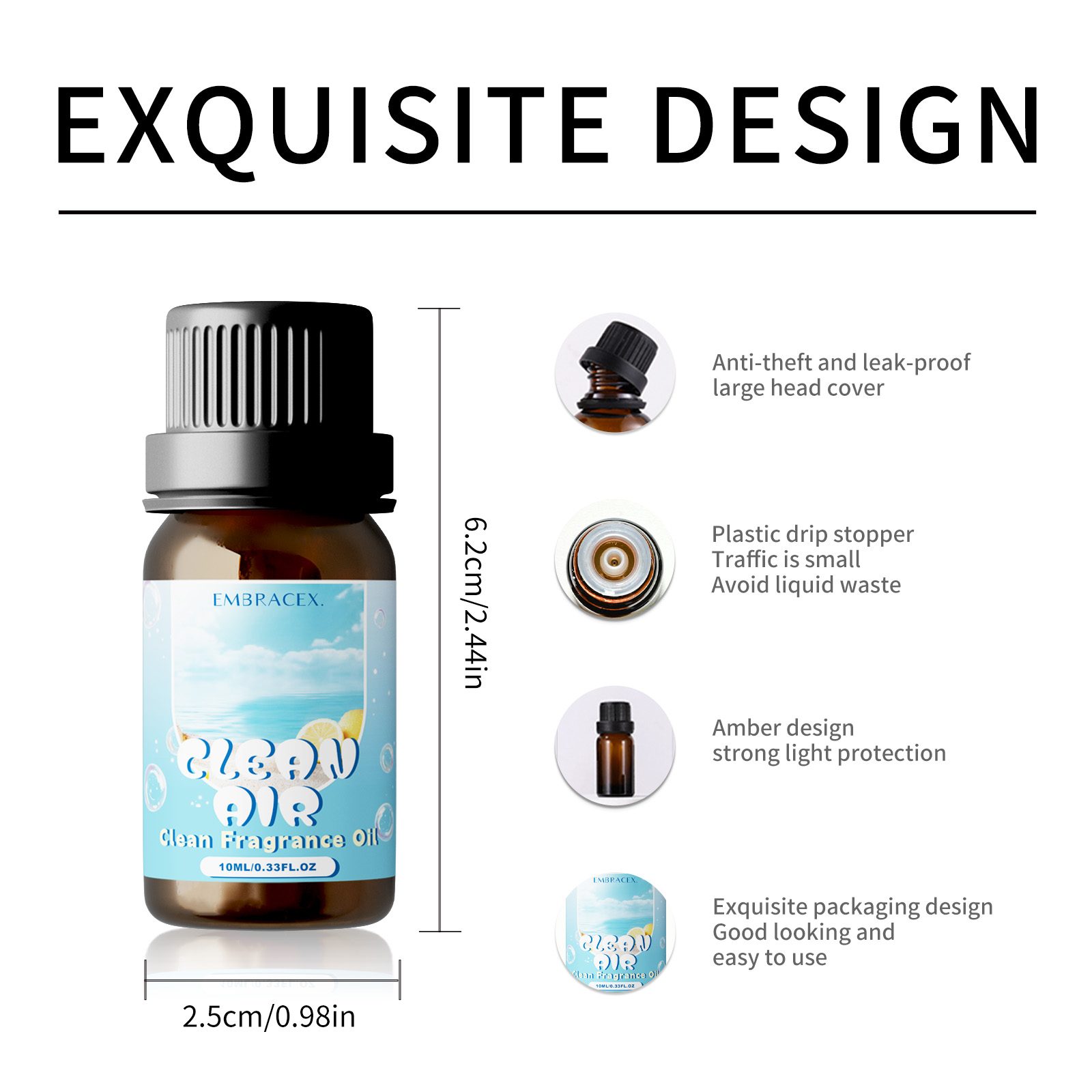 10ml Clean Air Essential Oil L - Candle Making Ingredients recension och pris
