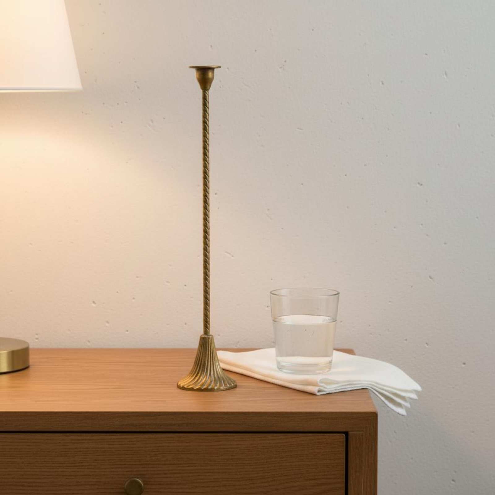 Twisted Gold Candle Holder Sta - Paraffin Candle Wax recension och pris