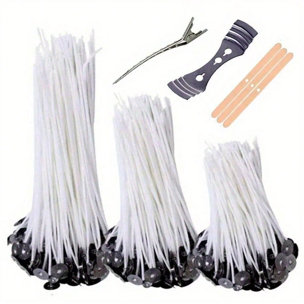 100pcs Candle Wick with Base S - Candle Making Glass Jars recension och pris