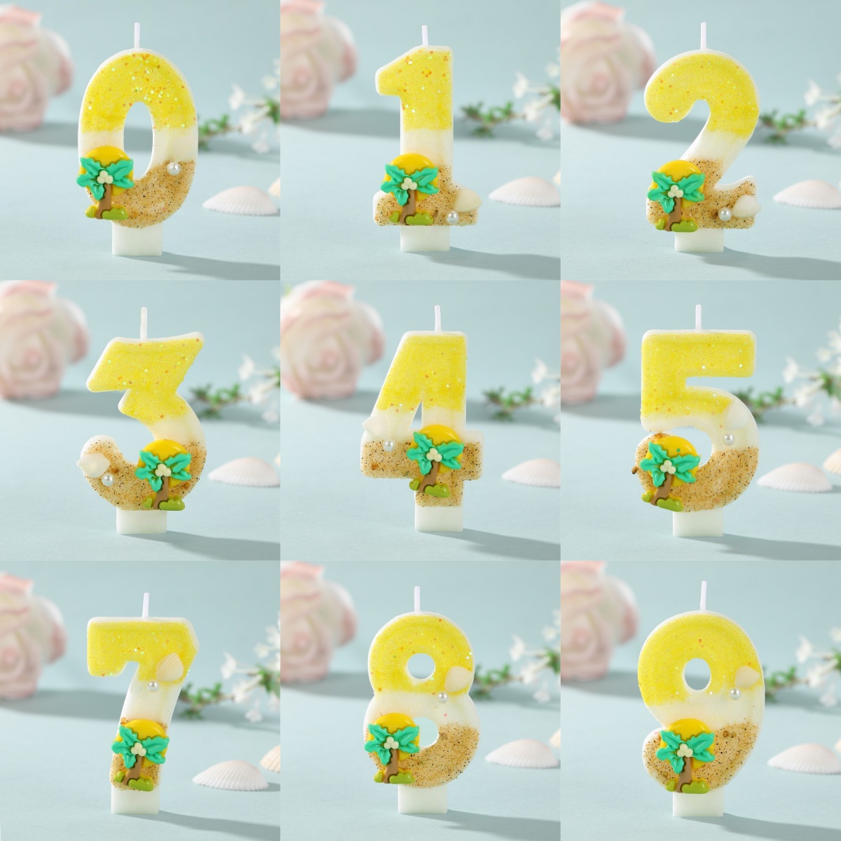 New Number Cake Candle Coconut - Paraffin Candle Wax recension och pris