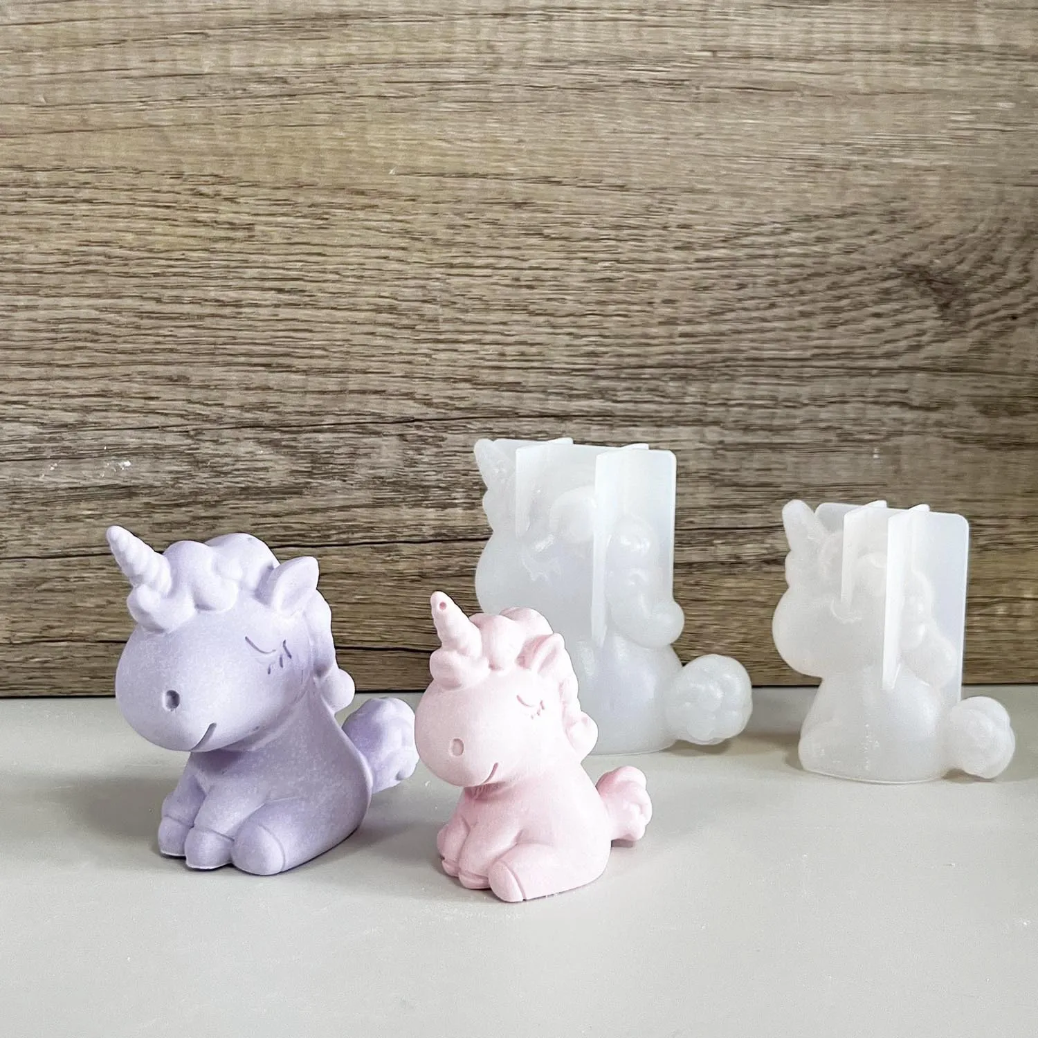 3D Geometric Silicone Unicorn  - Candle Making Accessories recension och pris