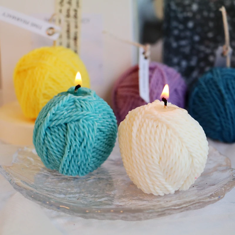 Creative Ball of Yarn Silicone - Candle Making Yarn recension och pris