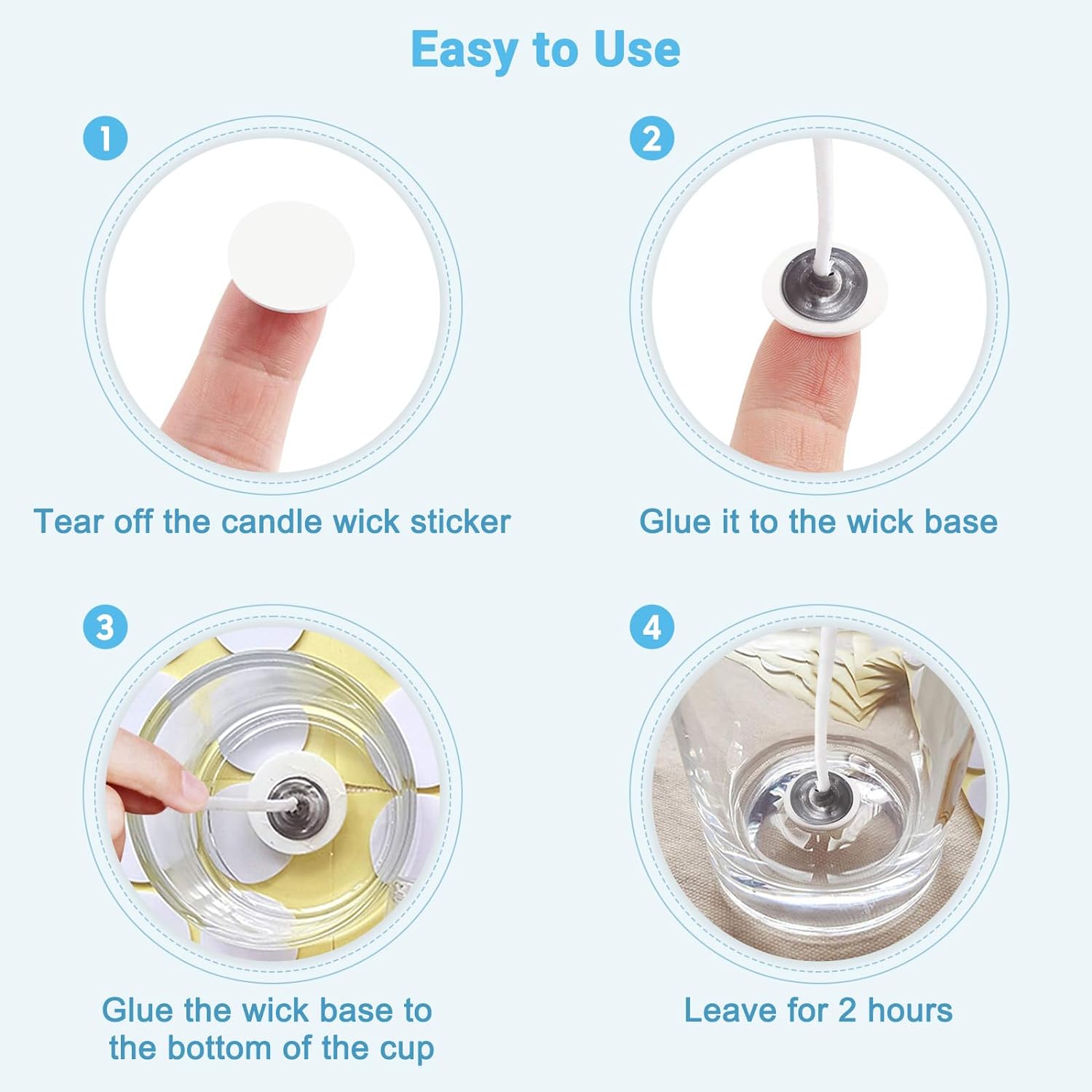 400PCS/100PCS Candle Wick Stic - Candle Making At Home recension och pris
