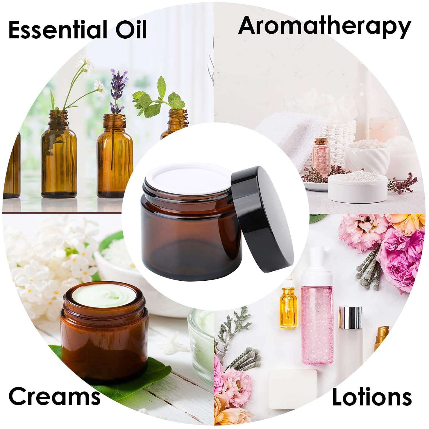20pcs 5ml 10ml 15ml 20ml 30ml  - Candle Making Glass Jars recension och pris