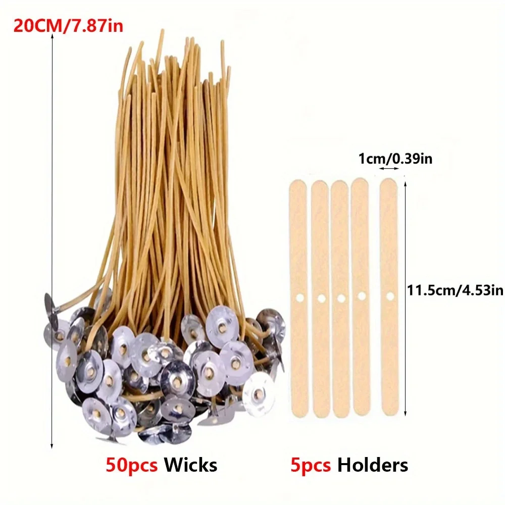 Candle Wicks 50 PCS 8 Inch Hem - Candle Making Video recension och pris