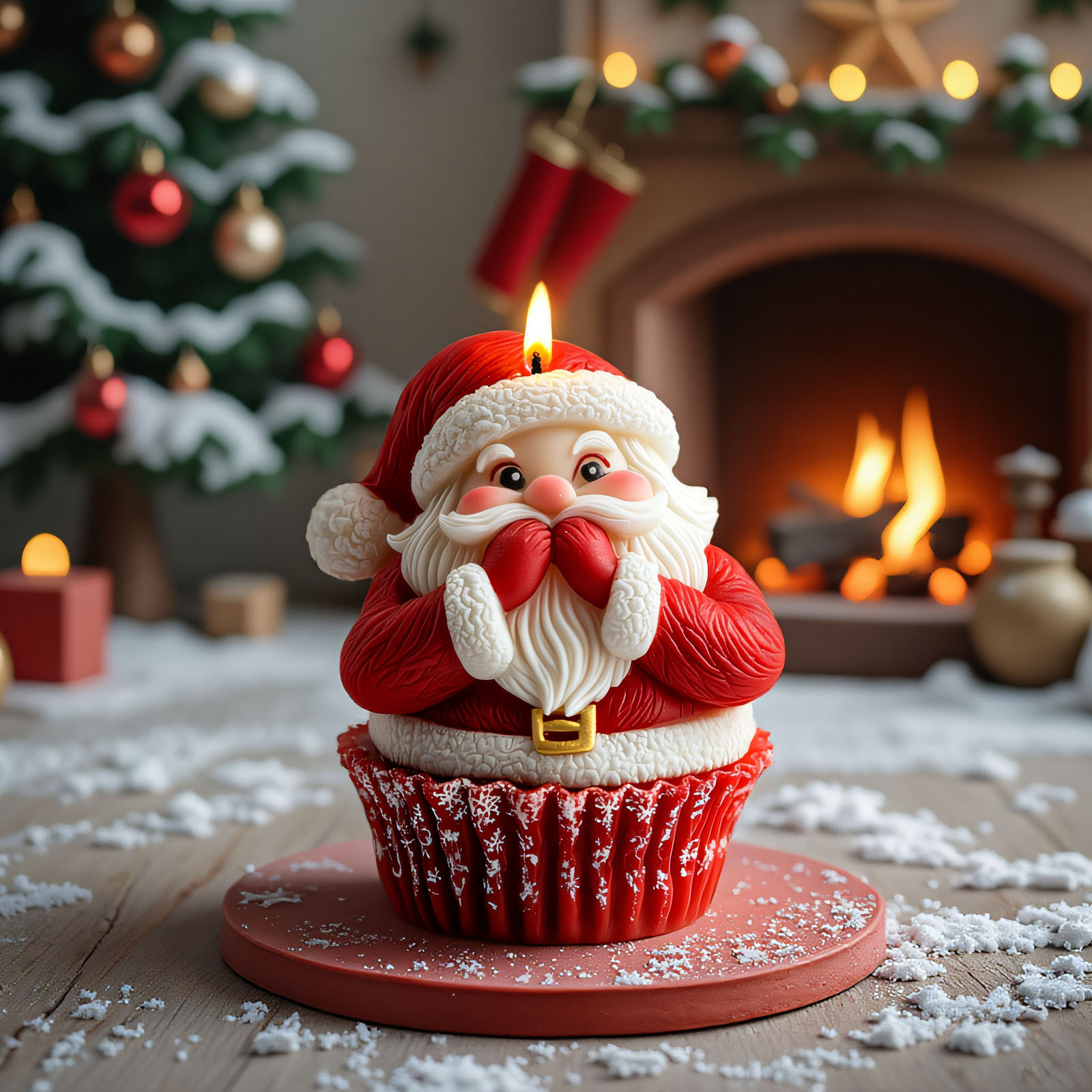 Santa Claus and Elk Candle Mak - Candle Making Accessories recension och pris