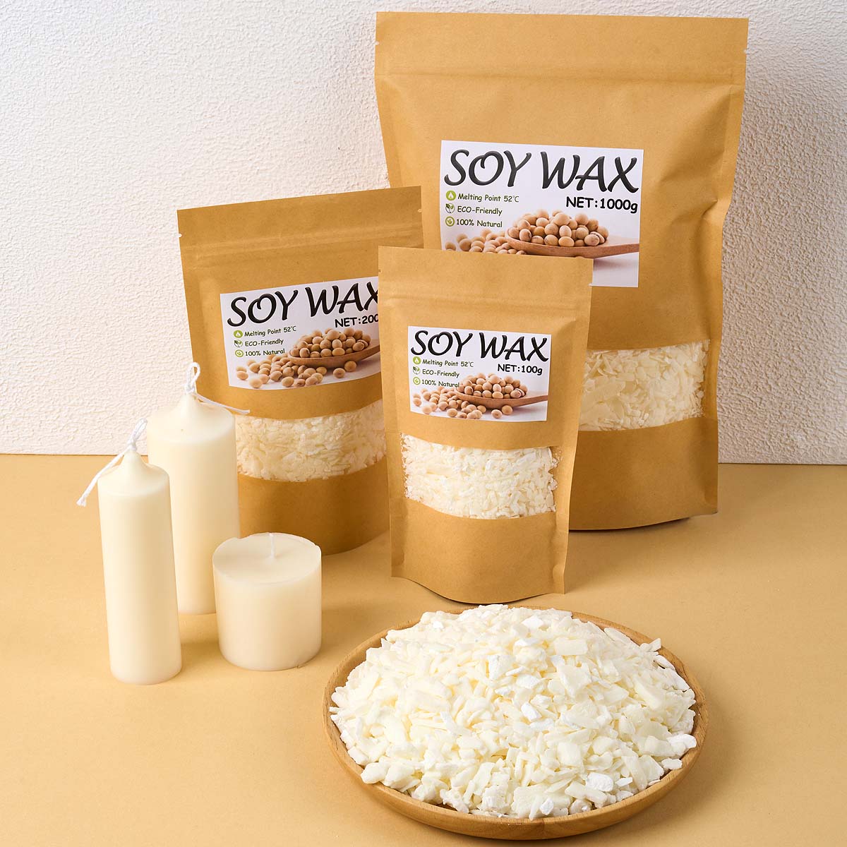 1 Pounds Pure White Soy Wax Fo - Candle Making Ingredients recension och pris