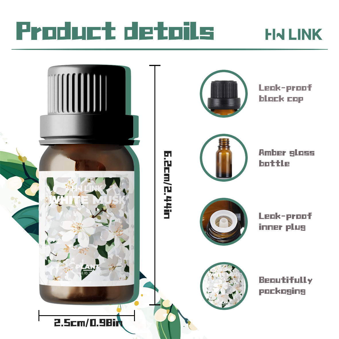 White Musk Essential Oils 10ml - Candle Making Ingredients recension och pris