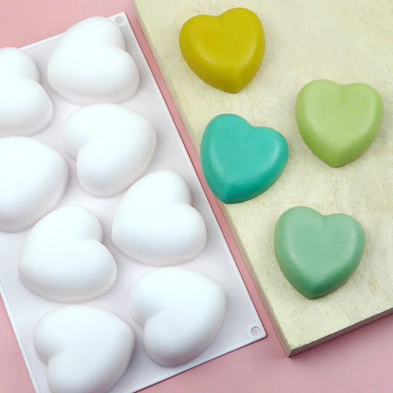 Love Heart Silicone Soap Mold  - Candle Making At Home recension och pris