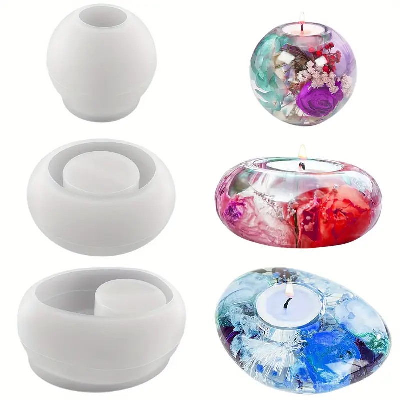 Tealight Candle Holder Resin S - Candle Making Tools recension och pris