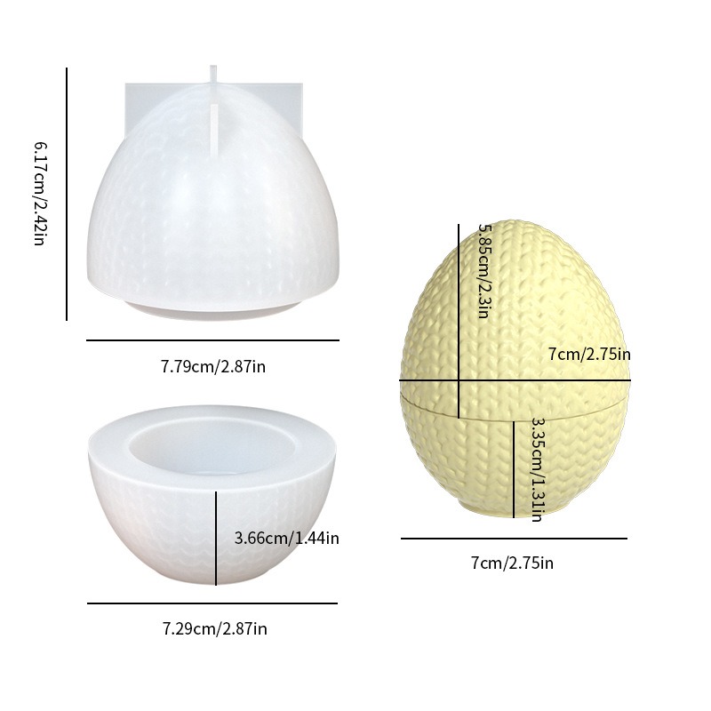 DIY Knitting Yarn Egg Shaped O - Candle Making Yarn recension och pris