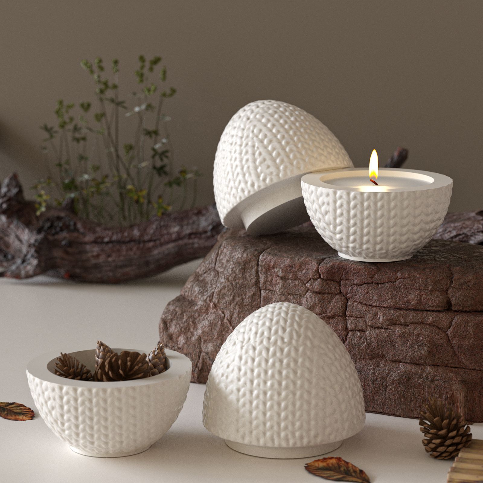 DIY Knitting Yarn Egg Epoxy Si - Candle Making Yarn recension och pris