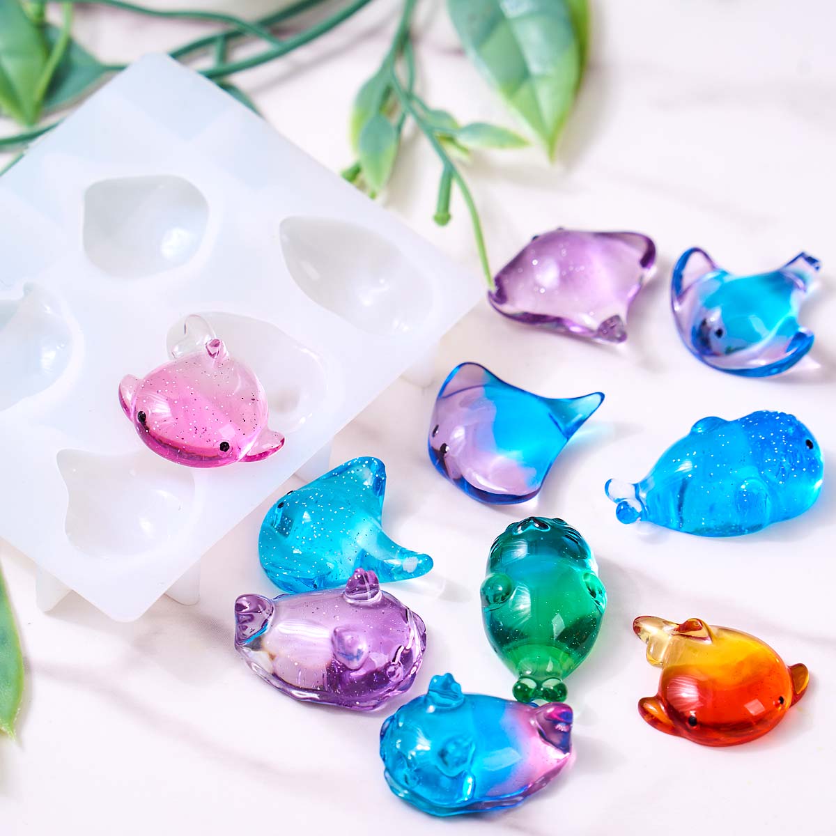 3D Healing Kawaii Manta Ray Wh - Candle Making Tools recension och pris