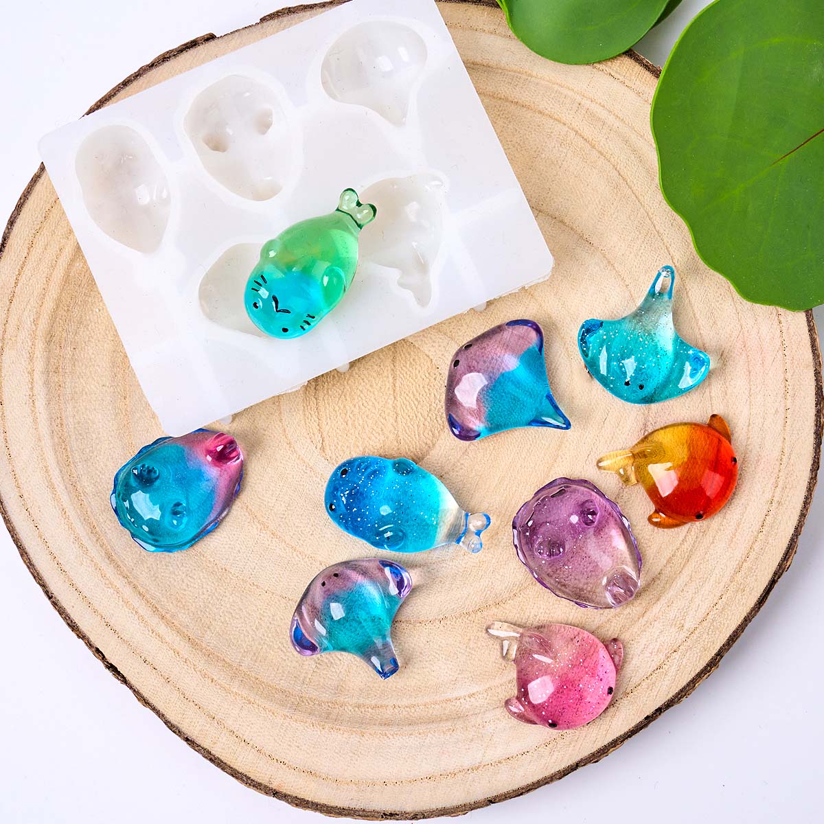 3D Healing Kawaii Manta Ray Wh - Candle Making Tools recension och pris