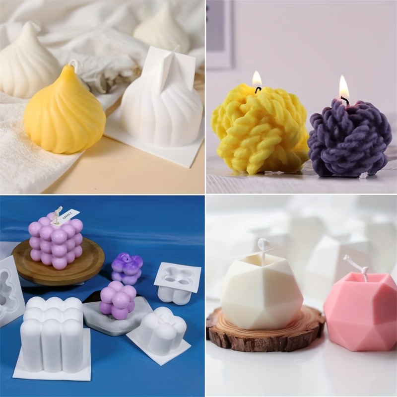 6pcs silicone candle mold set  - Candle Making Yarn recension och pris