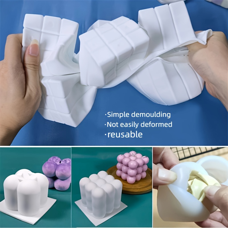 6pcs silicone candle mold set  - Candle Making Yarn recension och pris