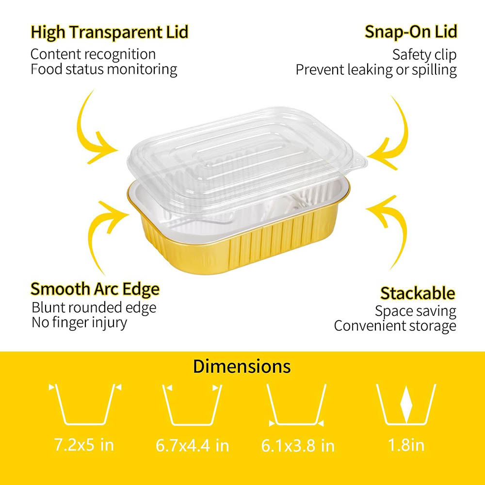 Small Aluminum Pans with Lids  - Tin Container Lid recension och pris
