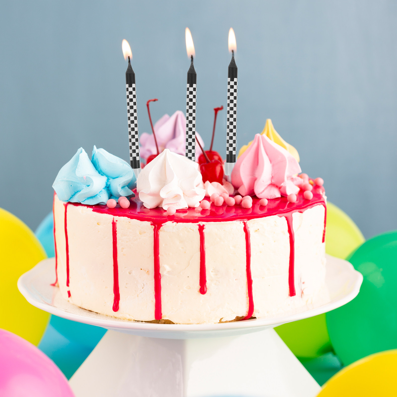 12Pcs Square Birthday Candles  - Paraffin Candle Wax recension och pris