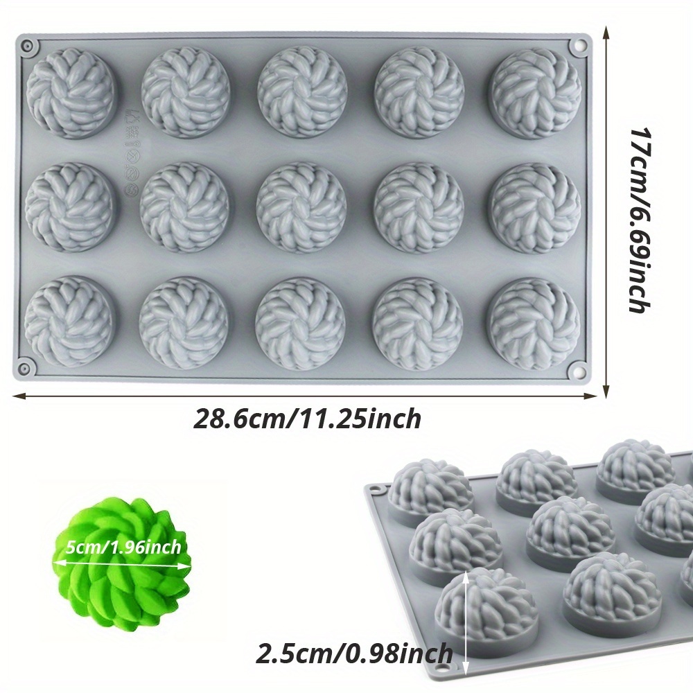 1Pc Cake Mold Santa Ana Floral - Candle Making Vessels recension och pris