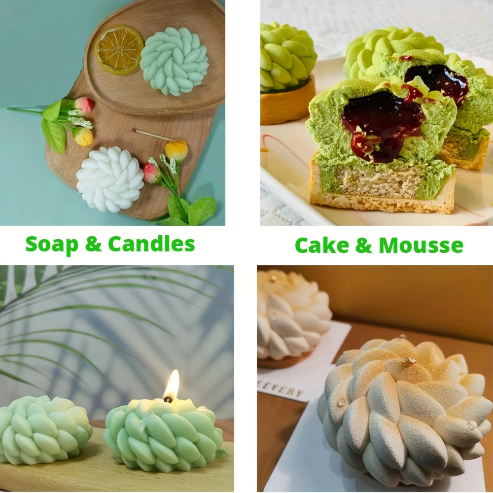 1Pc Cake Mold Santa Ana Floral - Candle Making Vessels recension och pris