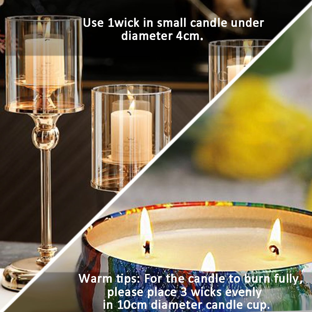 55pcs Flower Candle Wick Wood  - Candle Making At Home recension och pris
