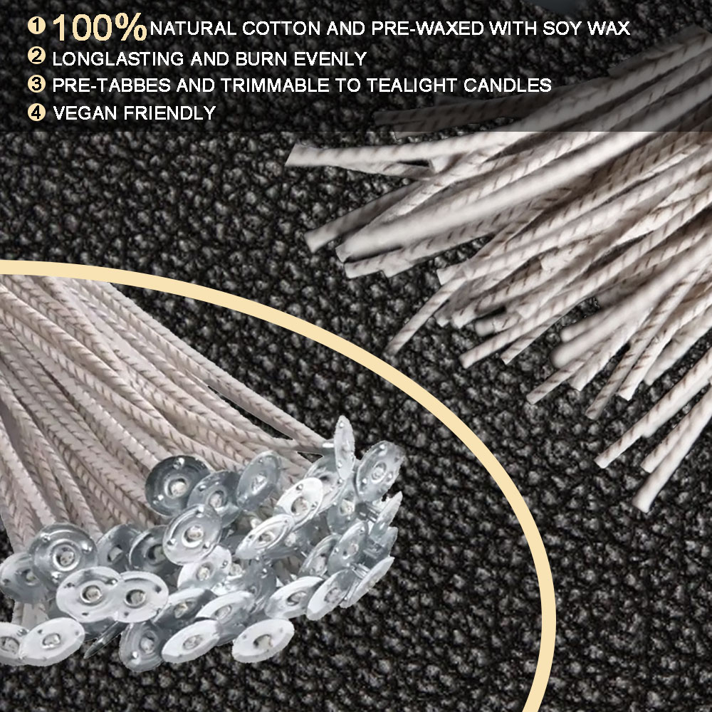 55pcs Flower Candle Wick Wood  - Candle Making At Home recension och pris