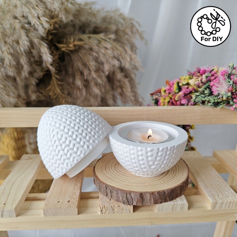 DIY Knitting Yarn Egg Shaped O - Candle Making Yarn recension och pris