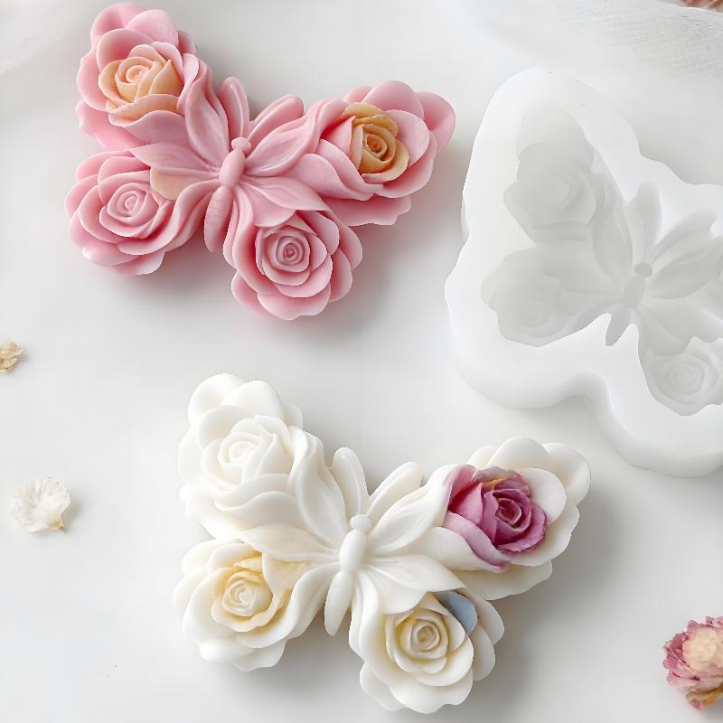 DIY Rose Butterfly Form Silico - Candle Making Tools recension och pris