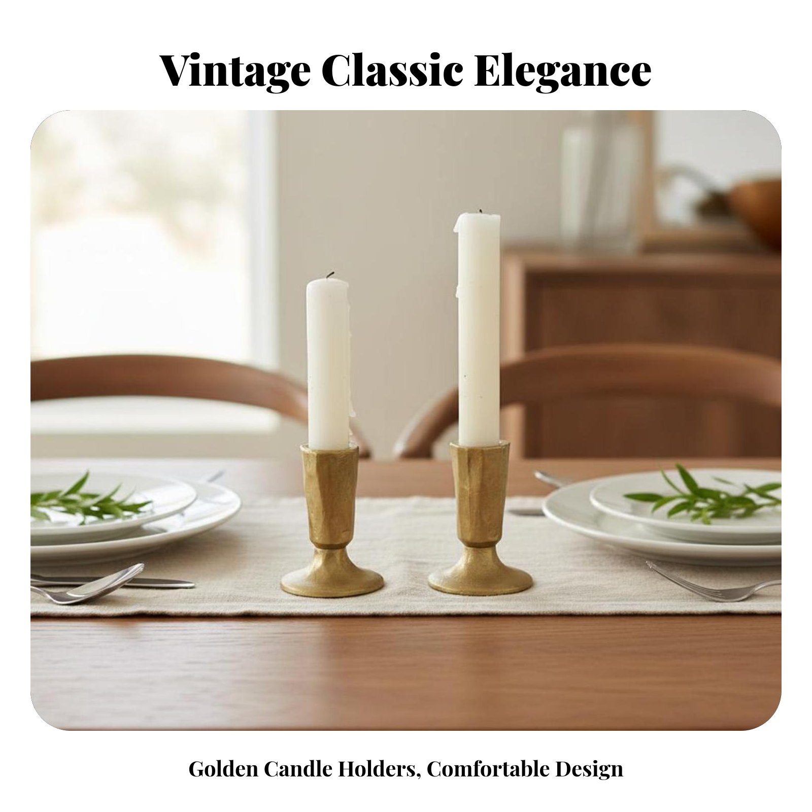Gold Cast Iron Candle Holder,  - Paraffin Candle Wax recension och pris