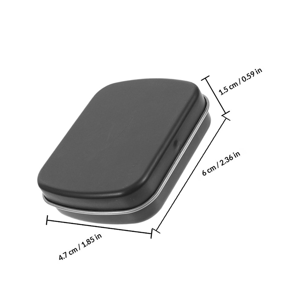 5Pcs Mini Storage Box Portable - Tin Container Lid recension och pris
