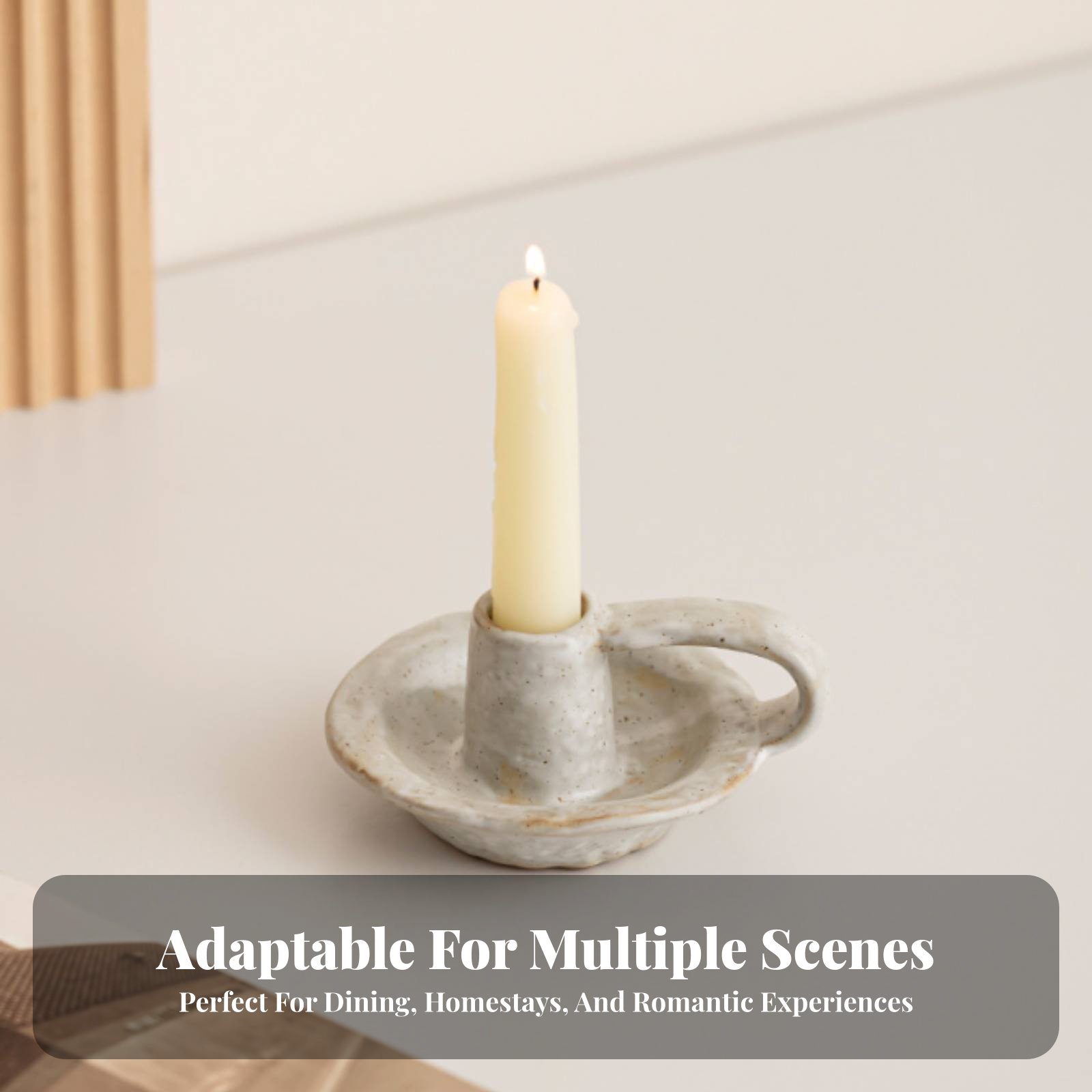 Nordic Ceramic Candle Holder,  - Paraffin Candle Wax recension och pris