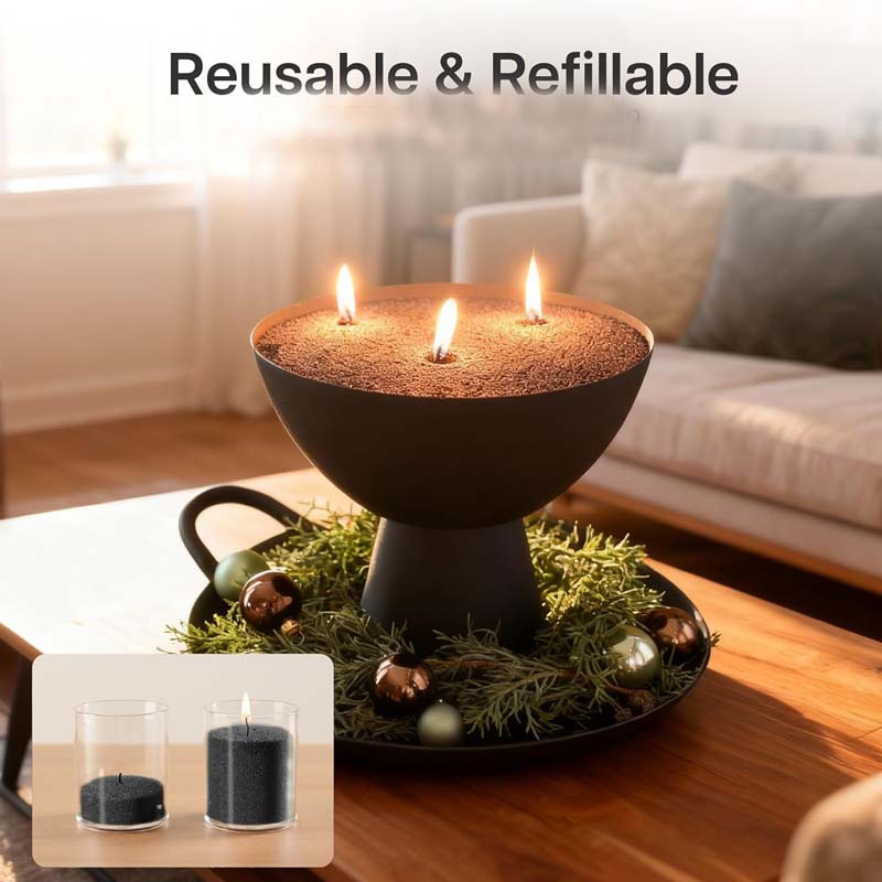 Black Candle Sand with Wick, 2 - Candle Making Ingredients recension och pris