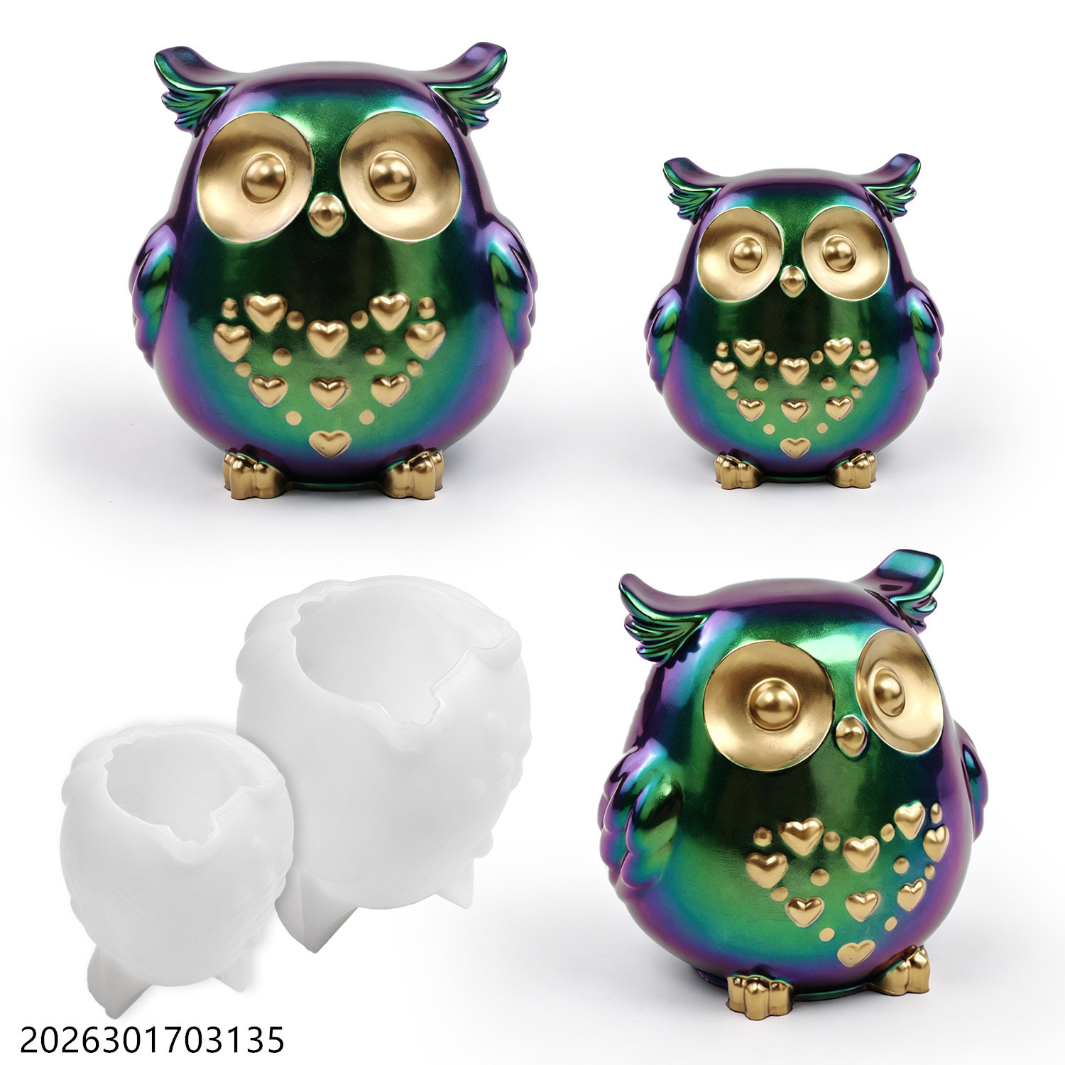 Owl Silicone Mold 3D Bird Shap - Candle Making Kit recension och pris